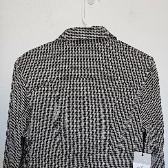 NWT Cabi | The Baron Jacket Houndstooth Brown Black Dark Academia, Womens Large - Picture 10 of 11